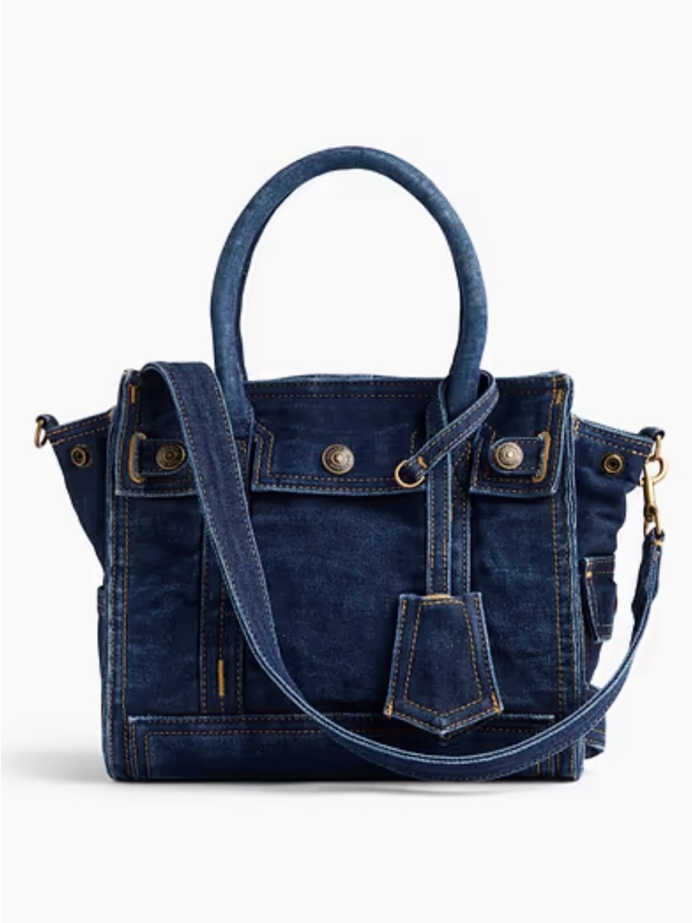 GAP BAG 5 pocket denim tote bag small NWT Ships NOW